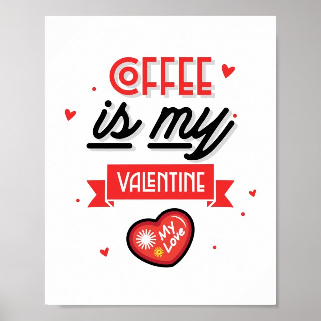 Affiche C'est mon café, Saint-Valentin  (Devant)
