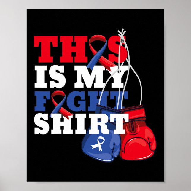Affiche C'Est Mon Chemise De Combat Chd Coeur Lutte S (Devant)