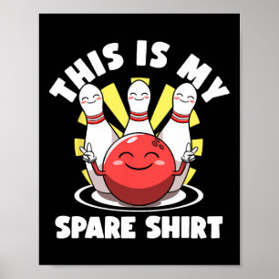 Affiche C'Est Mon Chemise De Secours Bowler Amateurs De Ch