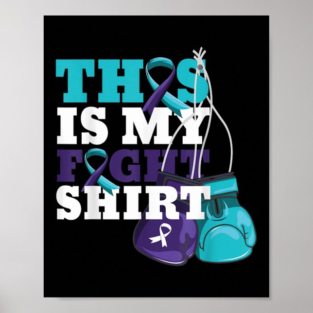 Affiche C'Est Mon Combat Chemise Lutte Contre Le Suicide (Devant)