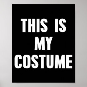 Affiche C'est mon costume