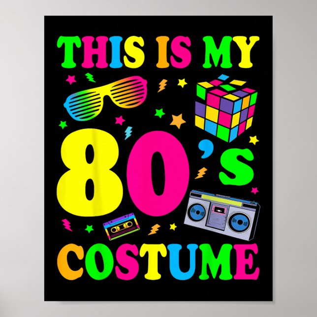 Affiche C'est mon costume 80s 90s Party (Devant)