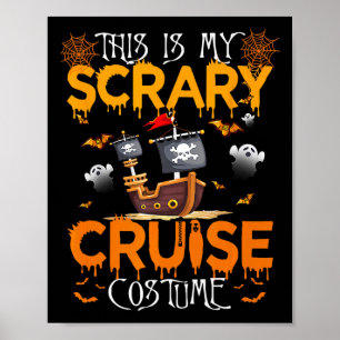Affiche C'Est Mon Costume De Croisière D'Inquiétude Hallow