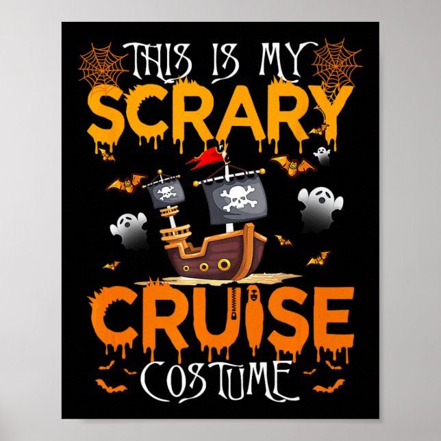 Affiche C'Est Mon Costume De Croisière D'Inquiétude Hallow (Devant)