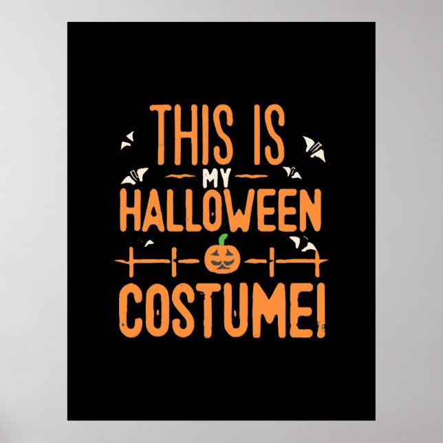 Affiche C'est mon costume d'Halloween  (Devant)