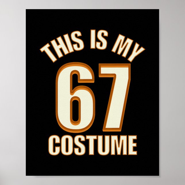 Affiche C'est mon costume d'Halloween 67 paresseux Brainro (Devant)