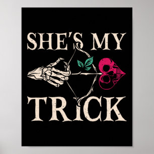 Affiche C'est mon costume d'Halloween à deux mecs avec ma