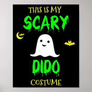 Affiche C'Est Mon Costume Dido Scandaleux Halloween Lazy F