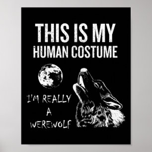 Affiche C'Est Mon Costume Humain
