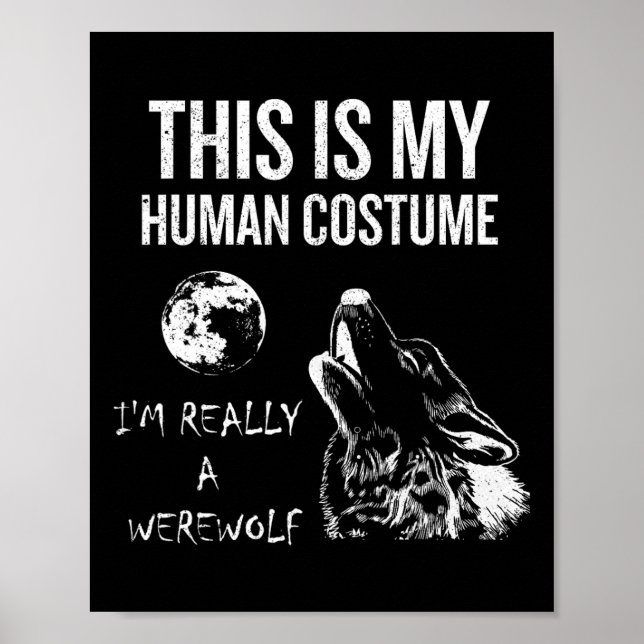 Affiche C'Est Mon Costume Humain (Devant)