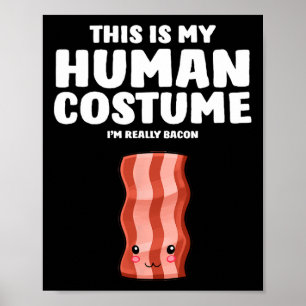 Affiche C'est mon costume humain Je suis vraiment un con