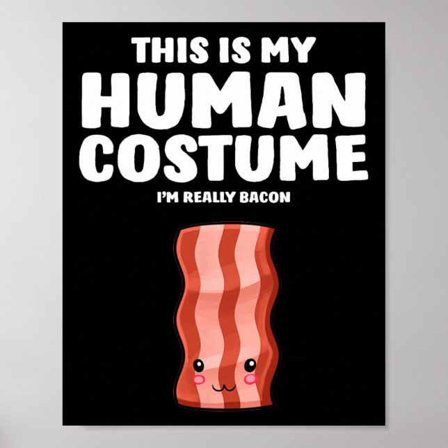 Affiche C'est mon costume humain Je suis vraiment un con (Devant)