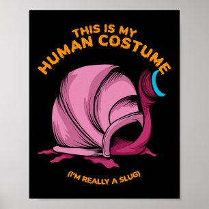 Affiche C'est mon costume humain Je suis vraiment un homme