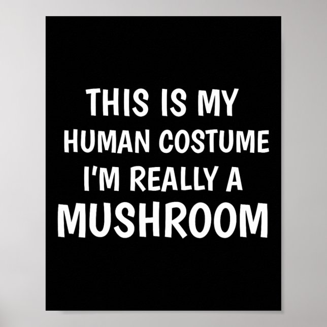 Affiche C'est mon costume humain Je suis vraiment un plais (Devant)