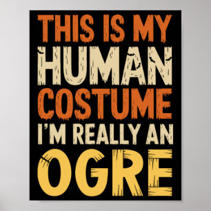 Affiche C'est mon costume humain Je suis vraiment une hiro