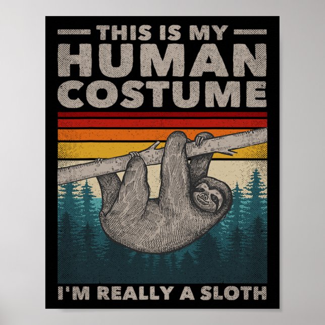 Affiche C'est mon costume humain Je suis vraiment une mign (Devant)