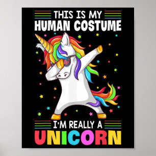 Affiche C'est mon costume humain Je suis vraiment une sall