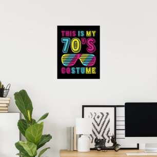 Affiche C'Est Mon Costume les années 70 Retro Colorful les