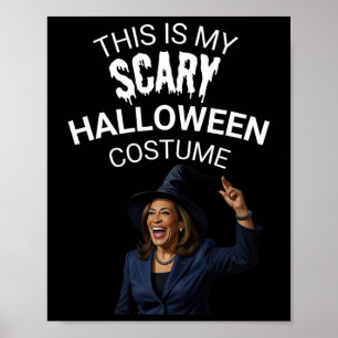 Affiche C'est mon déguisement effrayant d'Halloween Kamala