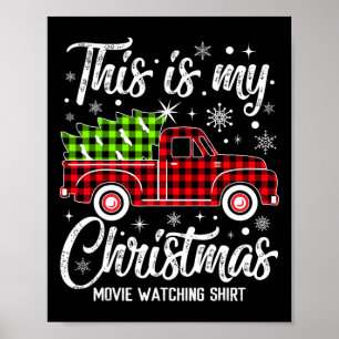 Affiche C'Est Mon Film De Noël Regardant Chemise Plaid Re