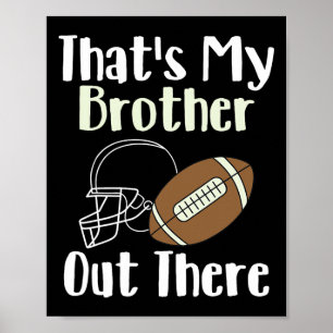 Affiche C'est mon frère là-bas Football Famille Bigges