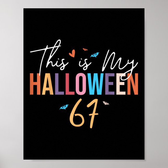 Affiche C'est mon Halloween 67 Drôle Six Sept Mème Gén A (Devant)