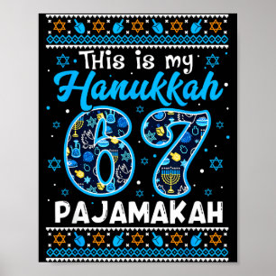 Affiche C'est mon Hanukkah 67 Pajamakah pour le Christ jui