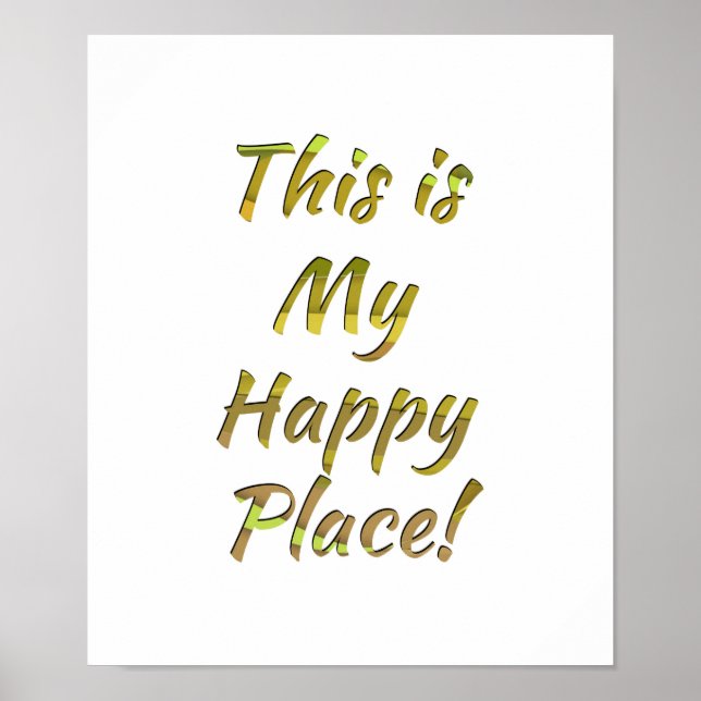 Affiche C'est Mon Happy Place ! (Devant)