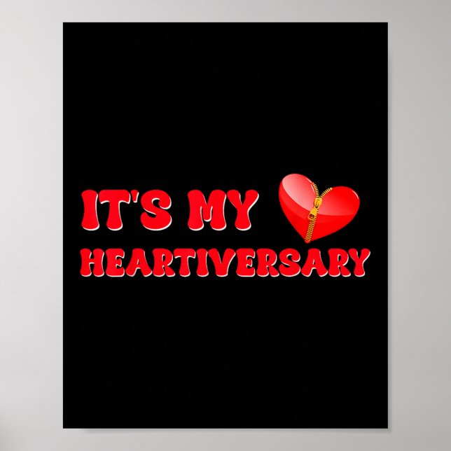 Affiche C'est mon Heartiversary Sensibilisation aux maladi (Devant)