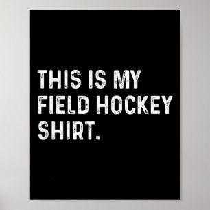 Affiche C'est mon maillot de hockey sur gazon - Sport Équi