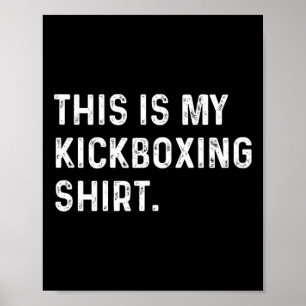 Affiche C'est mon maillot de kickboxing - Entraînement de