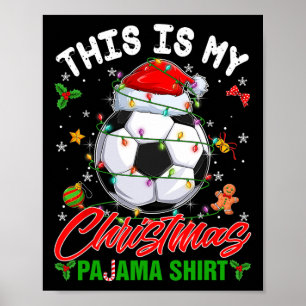 Affiche C'est mon maillot de pyjama de Noël Chapeau de Pèr