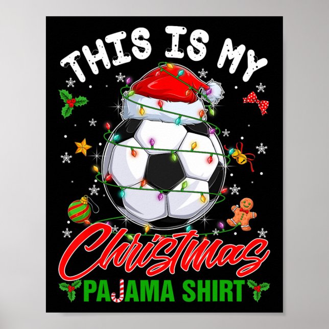 Affiche C'est mon maillot de pyjama de Noël Chapeau de Pèr (Devant)