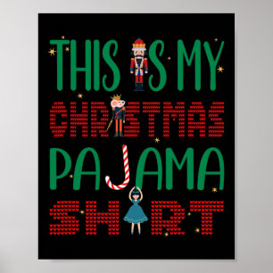 Affiche C'Est Mon Pajama De Noël Drôle De Correspondance F