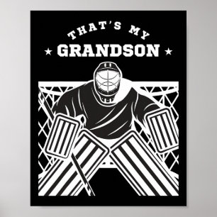 Affiche C'est mon petit-fils Gardien de but de hockey sur