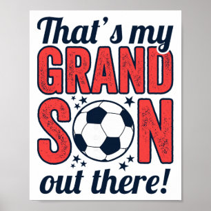 Affiche C'est mon petit-fils là-bas, Grands-parents Footba