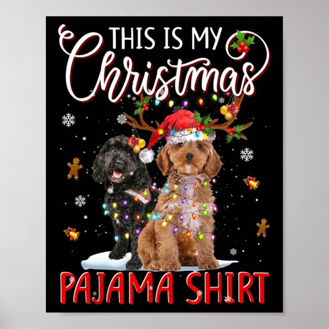 Affiche C'Est Mon Pyjama De Noël Apoo Lumières De Noël (Devant)
