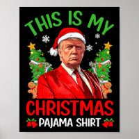 C'Est Mon Pyjama De Noël Drôle Trump Xmas Pjs M