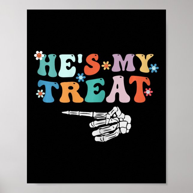 Affiche C'est mon traitement Skeleton Halloween Couples (Devant)