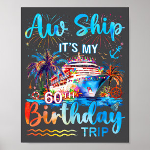 Affiche C'est mon voyage de croisière pour mes 60 ans
