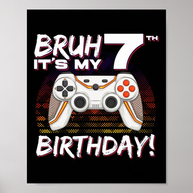 Affiche C'est My 7th Birthday Video Game 7th Birthday Gami (Devant)