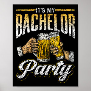 Affiche C'est My Bachelor Party Bride Groom Team 1