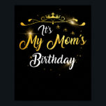 Affiche C'est My Maman's Birthday Cute Mama Mothers Day<br><div class="desc">C'est My Maman's Birthday Cute Mama Mothers Day</div>