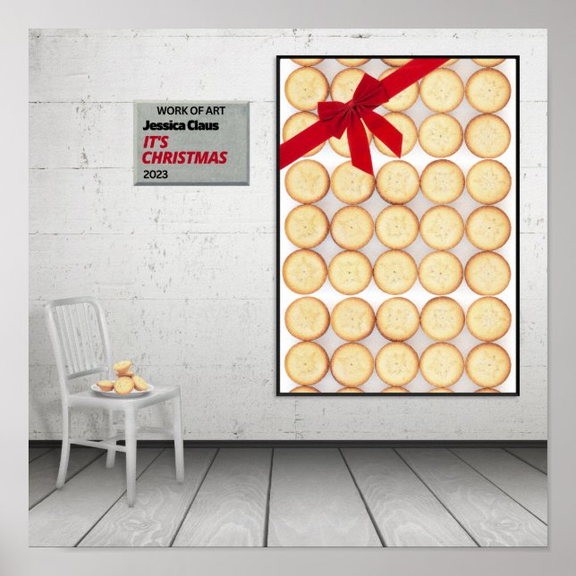 Affiche 'C'est Noël' par Jessica Claus (Devant)