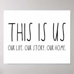 Affiche C'Est Nous Notre Vie Notre Histoire Notre Maison I