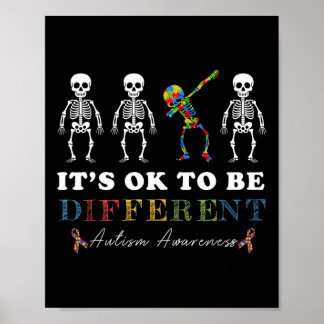 Affiche C'est OK d'être différent Sensibilisation sur l'au