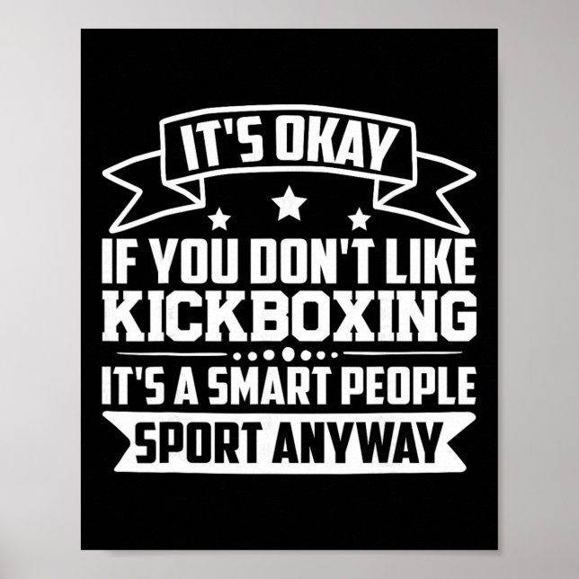 Affiche C'est Okay Si Vous N'aimez Pas Le Kickboxing Les G (Devant)