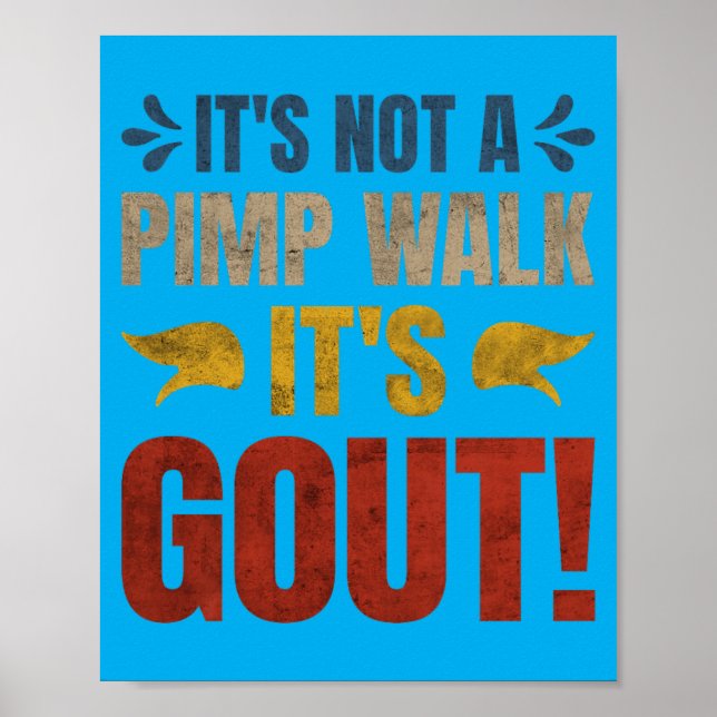 Affiche C'est Pas Une Promenade C'est La Goutte Dessin Amu (Devant)