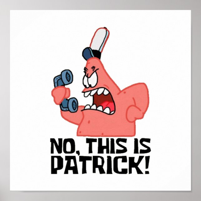 Affiche C'Est Patrick (Devant)