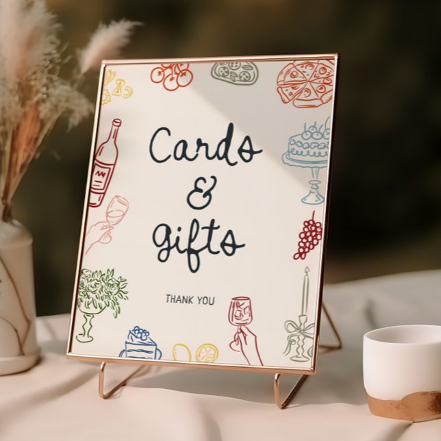 Affiche C'est plus coloré Illustrated Cartes & Cadeaux (Créateur téléchargé)